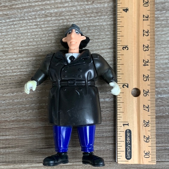 Inspector Gadget Character Action Figure Burger King 1991 Trench Coat Version - Picture 3 of 7